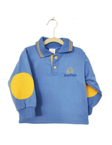 Sudadera básica cuello polo