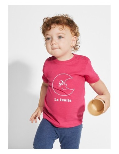 Camiseta bebé con corchetes personalizada