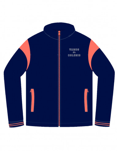 Chaqueta personalizada marino naranja